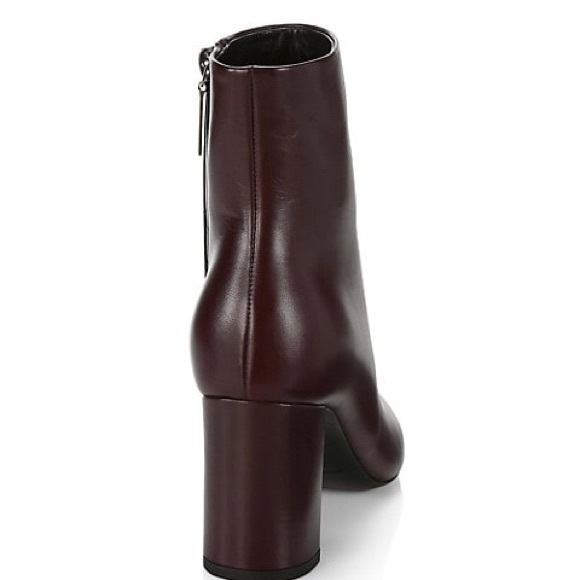 🤎💜 Saint Laurent 💜🤎 DARK VIOLET Vertigo STELLA Lou Ankle Zipper Boots sz 35! - Picture 14 of 16